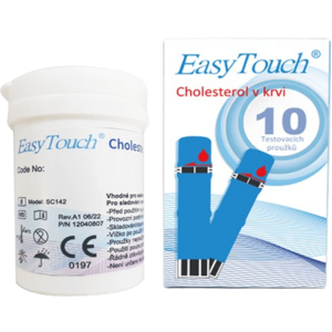 EASYTOUCH Proužky cholesterol 10 ks obraz