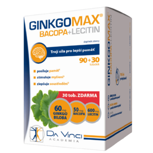 GINKGOMAX Bacopa, Lecitin 120 tobolek obraz