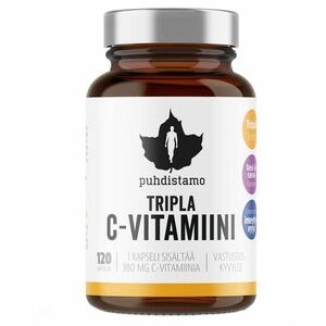 PUHDISTAMO Triple Vitamin C 120 kapslí obraz