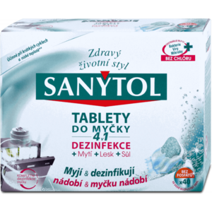 SANYTOL Tablety do myčky 4v1 40 ks obraz