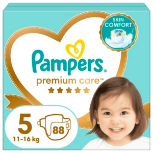 PAMPERS Premium Care plenky vel. 5, 11-16 kg, 88 ks obraz