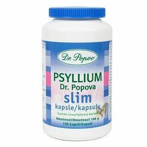 DR.POPOV Psyllium kapsle SLIM 120 kapslí obraz