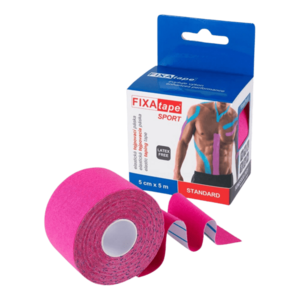 FIXATAPE SPORT kinesio tejpovací páska 5cm x 5m růžová obraz