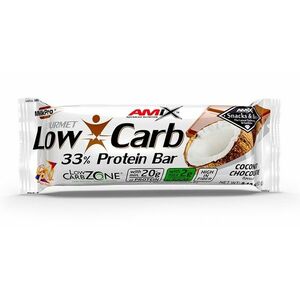 AMIX Low-Carb 33% Protein Bar, Coconut-Chocolate, 60 g obraz