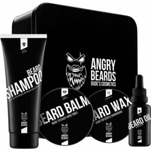 ANGRY BEARDS Velká sada péče o vousy Smooth & Saloon obraz