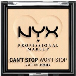 NYX PROFESSIONAL MAKEUP Can't Stop Won't Stop Mattifying Powder Kompaktní pudr - 01 Fair 6 g obraz