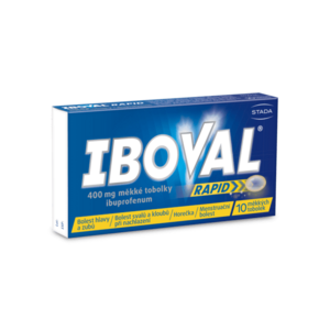 IBOVAL Rapid 400mg 10 měkkých tobolek obraz