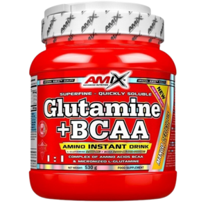 AMIX L-Glutamine + BCAA - powder, Cola, 530 g obraz