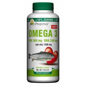 BIO PHARMA Omega 3 Forte 1200 mg 135 tobolek obraz