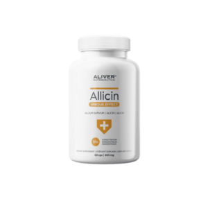 ALIVER NUTRACEUTICS Allicin extrakt z česneku 60 kapslí obraz