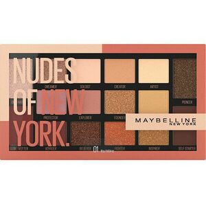 MAYBELLINE NEW YORK Paletka 16 očních stínů Nudes of New York 18 g obraz