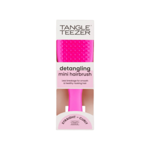 TANGLE TEEZER The Ultimate Detangler Mini Straight - Curly Dopamine Pink obraz