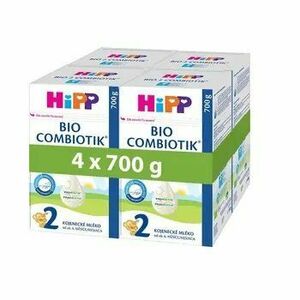 HIPP 2 BIO Combiotik® Pokračovací mléčná kojenecká výživa 4 x 700 g obraz