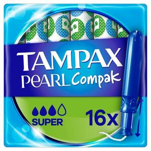 TAMPAX Compak Super Tampony s aplikátorem 16 ks obraz