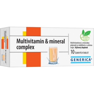 GENERICA Multivitamin & mineral complex 10 šumivých tablet obraz