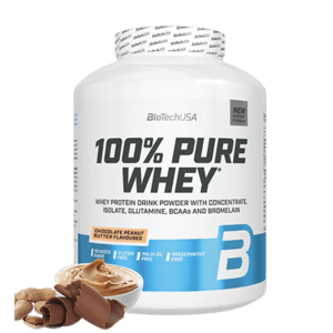 BIOTECH 100% Pure Whey Čokoláda, arašídové máslo 2270 g obraz