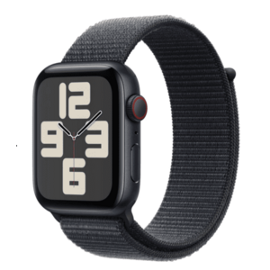 APPLE Watch SE GPS + Cellular 40mm Midnight Aluminium Case with Ink Sport Loop obraz