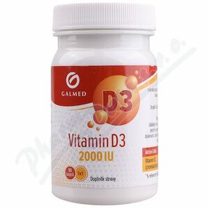 GALMED Vitamín D3 2 000 IU 90 tablet 90 ks obraz