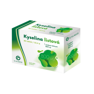 GALMED Kyselina listová 800 mcg 90 tablet obraz