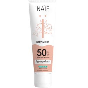 NAIF Ochranný krém na opalování pro děti a miminka SPF50 100 ml obraz