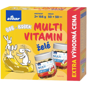 VITAR Kids Multivitamin Bob a Bobek DUOPACK 2 x 50 ks obraz