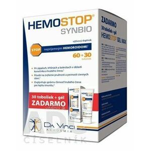 HEMOSTOP SYNBIO 60+30 kapslí + gel 75 ml zdarma obraz