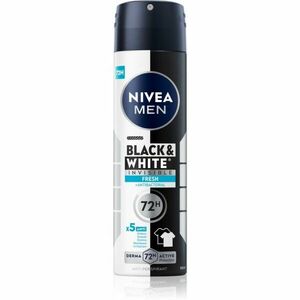 NIVEA MEN Invisible Black & White sprej antiperspirant pro muže Fresh 150 ml obraz