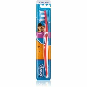 Oral B 1-2-3 Classic Care zubní kartáček medium 1 ks obraz