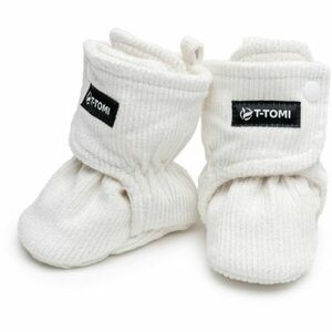 T-TOMI Booties Cream dětské capáčky 3-6 months Warm 1 pár obraz