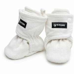 T-TOMI Booties Cream dětské capáčky 0-3 months Warm 1 pár obraz