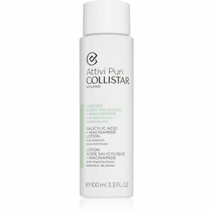 Collistar Attivi Puri Salicylic Acid + Niacinamide pleťové tonikum a emulze pro zmenšení pórů 100 ml obraz