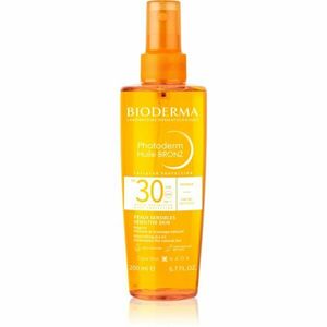 Bioderma Photoderm Bronz opalovací olej na obličej a tělo SPF 30 200 ml obraz