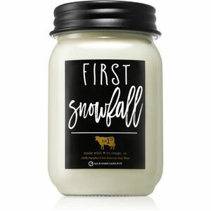 Milkhouse Candle Co. Farmhouse First Snowfall vonná svíčka Mason Jar 369 g obraz