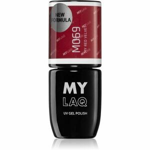 MYLAQ UV Gel Polish gelový lak na nehty odstín My Red Velvet 5 ml obraz