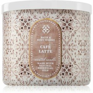 Bath & Body Works Café Latte vonná svíčka 411 g obraz