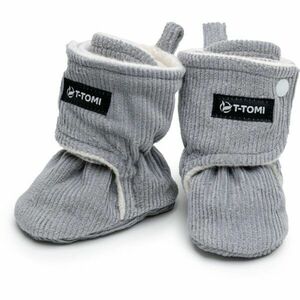 T-TOMI Booties Grey dětské capáčky 3-6 months Warm 1 pár obraz