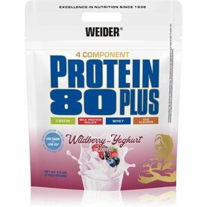 Weider Protein 80 Plus syrovátkový protein s aminokyselinami příchuť Wildberry 2000 g obraz