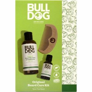 Bulldog Original Beard Care Kit dárková sada pro muže Peach Wood 10, 4 cm obraz