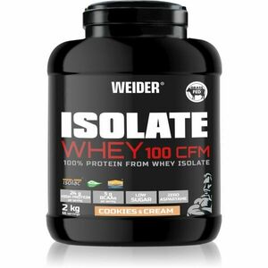 Weider Isolate Whey 100 CFM syrovátkový izolát příchuť Cookies & Cream 2000 g obraz