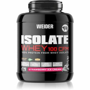 Weider Isolate Whey 100 CFM syrovátkový izolát příchuť Strawberry 2000 g obraz