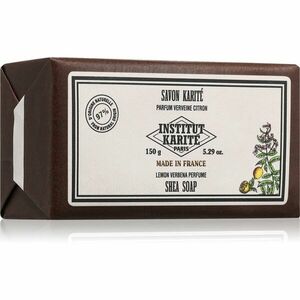 Institut Karité Paris Lemon Verbena Shea Soap tuhé mýdlo s bambuckým máslem 150 g obraz