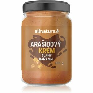 Allnature Arašídový krém Slaný karamel ořechová pomazánka 920 g obraz