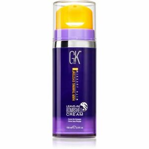 GK Hair Bombshell Leave-In Cream vyživující bezoplachový kondicionér pro všechny typy blond vlasů s pumpičkou 100 ml obraz