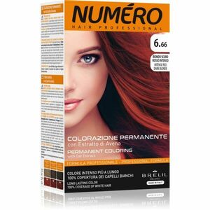 Brelil Professional Permanent Coloring barva na vlasy odstín 6.66 Intense Red Dark Blonde 125 ml obraz