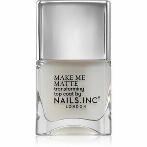 Nails Inc. Better on Top Matte rychleschnoucí vrchní lak s matným efektem 14 ml obraz