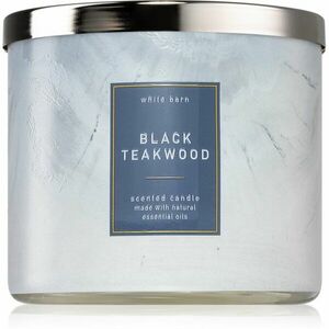 Bath & Body Works Black Teakwood vonná svíčka 411 g obraz