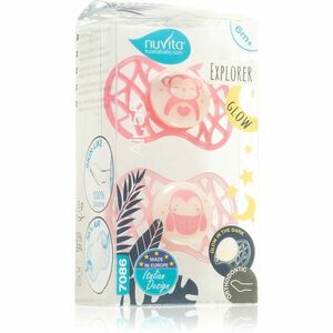 Nuvita Explorer Orthodontic 6m+ dudlík Female night 1 ks obraz