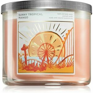 Bath & Body Works Sunny Tropical Mango vonná svíčka 411 g obraz