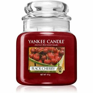 Yankee Candle Black Cherry vonná svíčka 411 g obraz