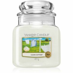 Yankee Candle Clean Cotton vonná svíčka 411 g obraz